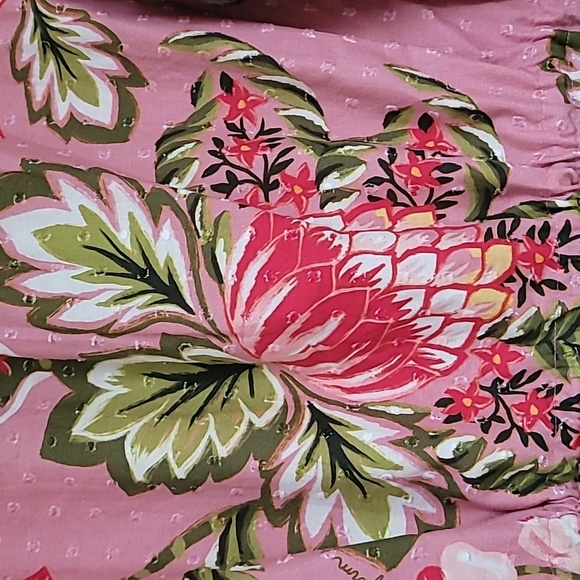 FARM RIO Aura Floral Cotton Skater Mini Dress - Picture 6 of 13